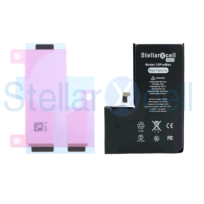 StellarXcell Ultra Battery For IPhone15Promax