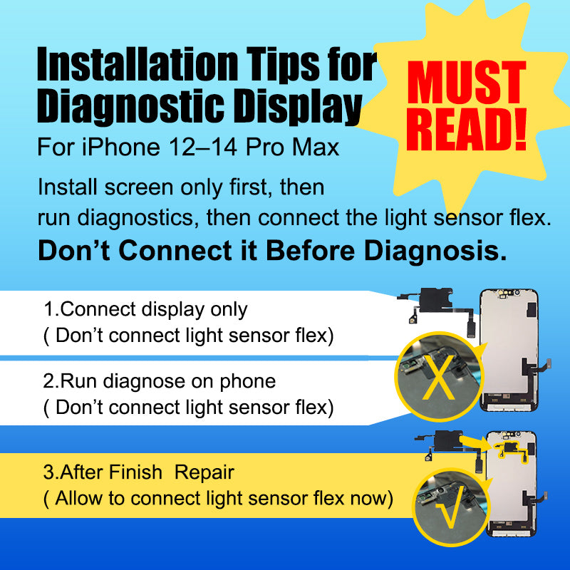 StellarX Diagnostic Display OLED Soft For iPhone14Plus