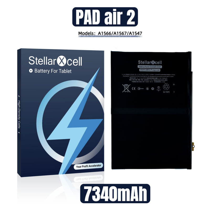 StellarXcell Tablet Battery For iPad Air2