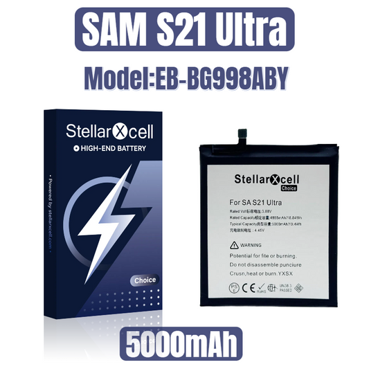 StellarXcell Choice Battery For Samsung S21 ULTRA EB-BG998ABY