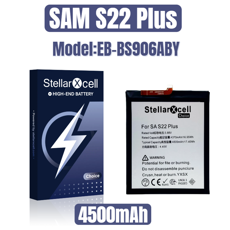 StellarXcell Choice Battery For Samsung S22 PLUS EB-BS906ABY