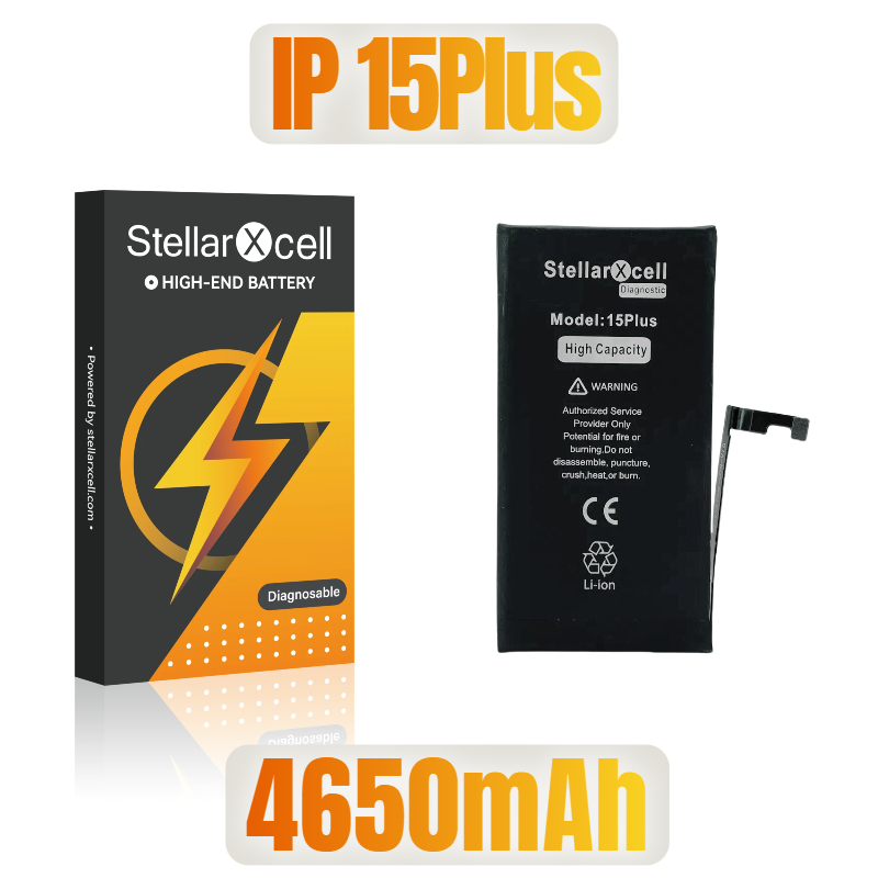 StellarXcell Diagnostic Pro Battery For iPhone15Plus
