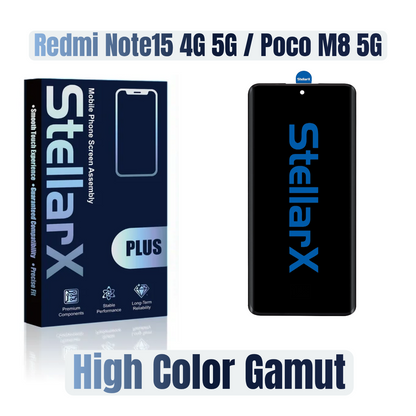 StellarX Plus Display High Color Gamut For Redmi Note 15 4G 5G/ Poco M8 5G