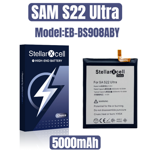 StellarXcell Choice Battery For Samsung S22 ULTRA EB-BG908ABY