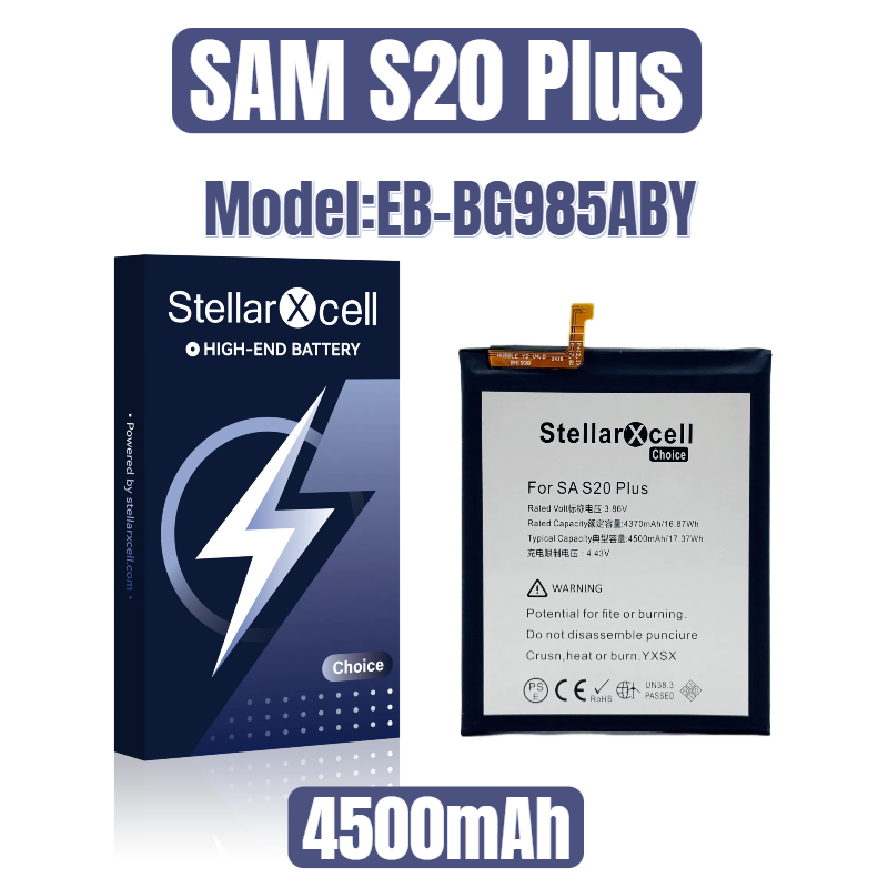 StellarXcell Choice Battery For Samsung S20 PLUS EB-BG985ABY