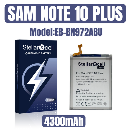 StellarXcell Choice Battery For Samsung NOTE10 PLUS EB-BN972ABU