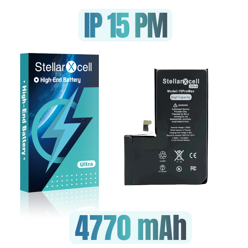 StellarXcell Ultra Battery For iPhone15Promax