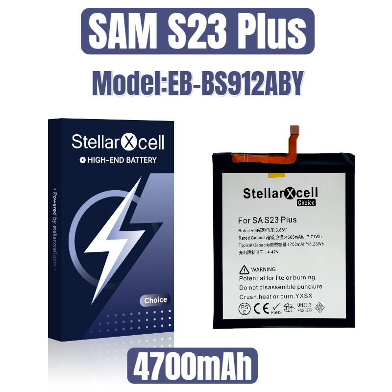 StellarXcell Choice Battery For Samsung S23 PLUS EB-BS916ABY