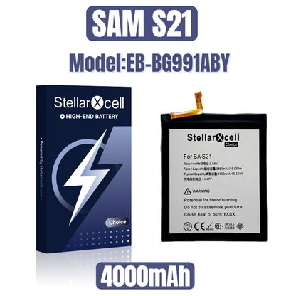 StellarXcell Choice Battery For Samsung S21 EB-BG991ABY