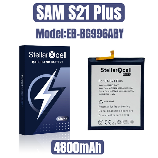 StellarXcell Choice Battery For Samsung S21 PLUS EB-BG996ABY