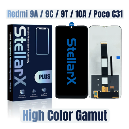 StellarX Plus Display High Color Gamut For Redmi 9A / 9C / 9T / 10A / Poco C31
