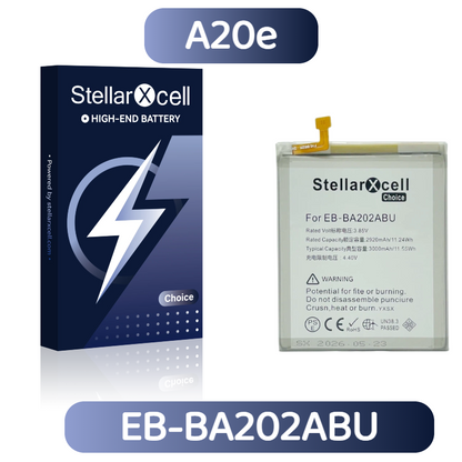 StellarXcell Choice Battery For Samsung A20e EB-BA202ABU