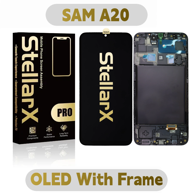 StellarX Pro Display Pro OLED With Frame For SAM A20