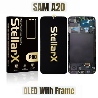 StellarX Pro Display Pro OLED With Frame For Samsung A20