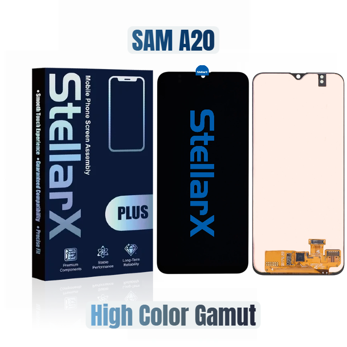 StellarX Plus Display High Color Gamut For Samsung A20
