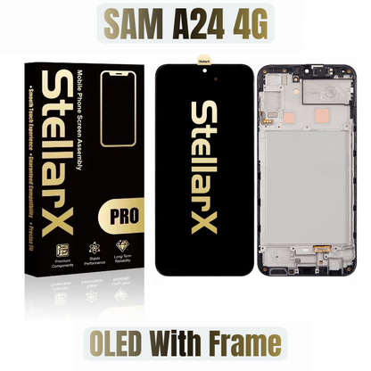 StellarX Pro Display Pro OLED With Frame For Samsung A24 4G