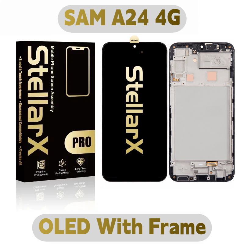 StellarX Pro Display Pro OLED With Frame For SAM A24 4G