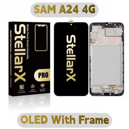 StellarX Pro Display Pro OLED With Frame For SAM A24 4G