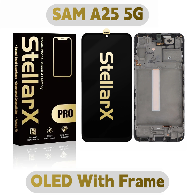 StellarX Pro Display Pro OLED With Frame For SAM A25 5G