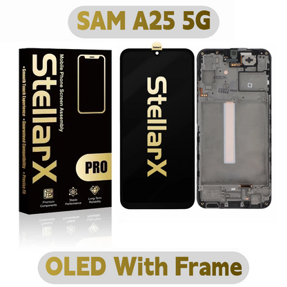 StellarX Pro Display Pro OLED With Frame For SAM A25 5G
