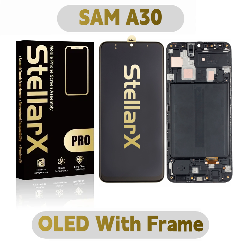 StellarX Pro Display Pro OLED With Frame For SAM A30