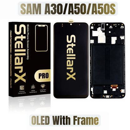 StellarX Pro Display Pro OLED With Frame For Samsung A30 / A50 / A50S