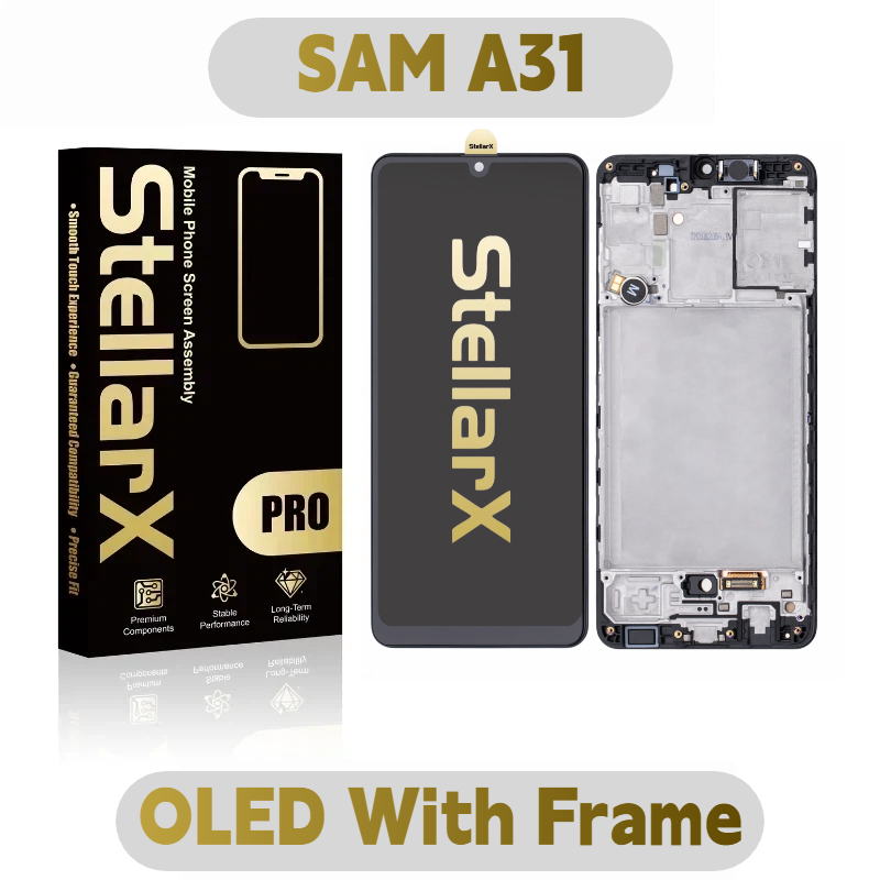StellarX Pro Display Pro OLED With Frame For SAM A31