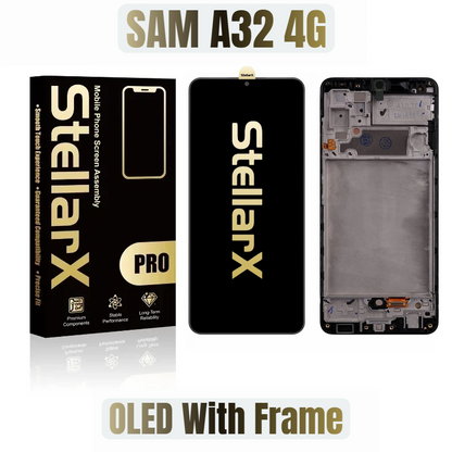 StellarX Pro Display Pro OLED With Frame For Samsung A32 4G