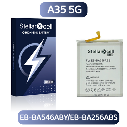 StellarXcell Choice Battery For Samsung A35 5G EB-BA546ABY EB-BA256ABS