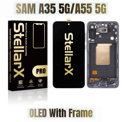 StellarX Pro Display Pro OLED With Frame For Samsung A55 5G