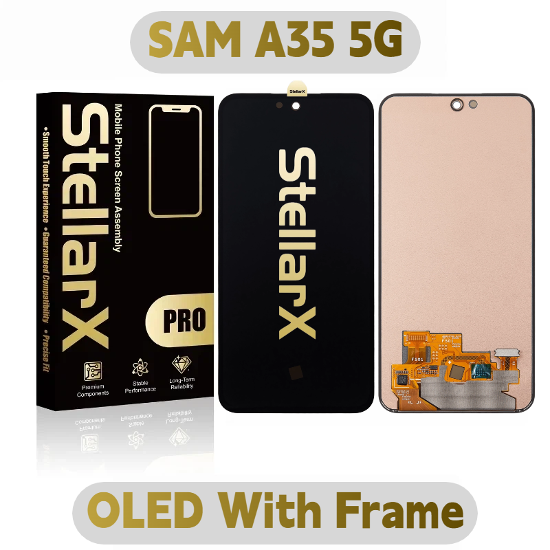 StellarX Pro Display Pro OLED With Frame For SAM A35 5G