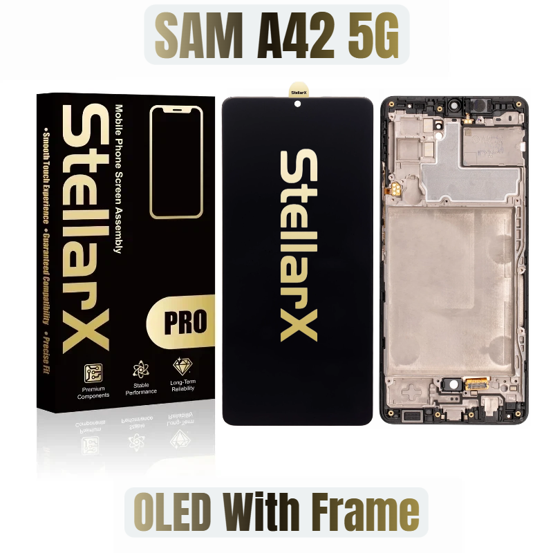 StellarX Pro Display Pro OLED With Frame For Samsung A42 5G
