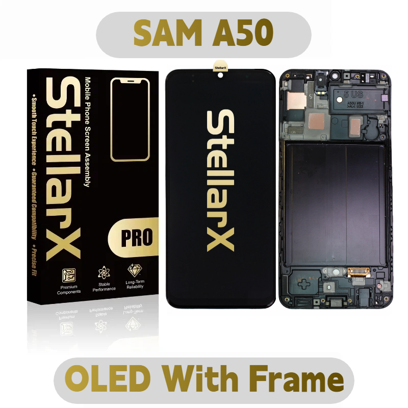 StellarX Pro Display Pro OLED With Frame For SAM A50
