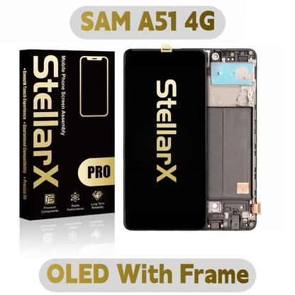 StellarX Pro Display Pro OLED With Frame For SAM A51 4G
