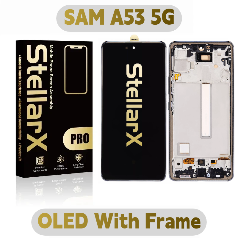 StellarX Pro Display Pro OLED With Frame For SAM A53 5G