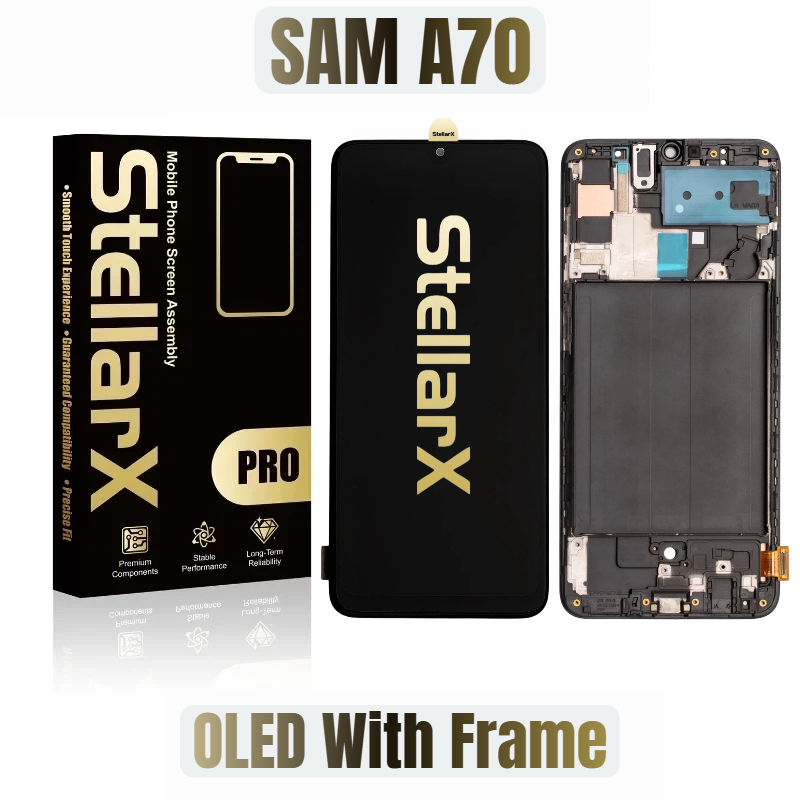 StellarX Pro Display Pro OLED With Frame For Samsung A70
