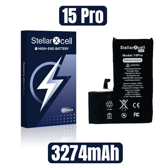 StellarXcell Choice Battery For IPhone15Pro