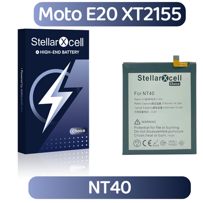 StellarXcell Choice Battery For Motorola E20 XT2155 NT40