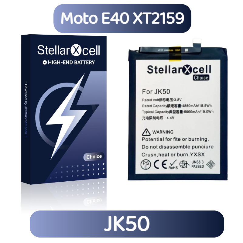 StellarXcell Choice Battery For Motorola E40 XT2159 JK50