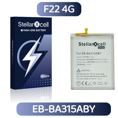 StellarXcell Choice Battery For Samsung F22 4G EB-BA315ABY