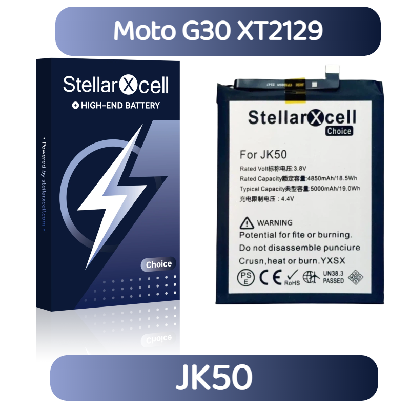 StellarXcell Choice Battery For Motorola G30 XT2129 JK50