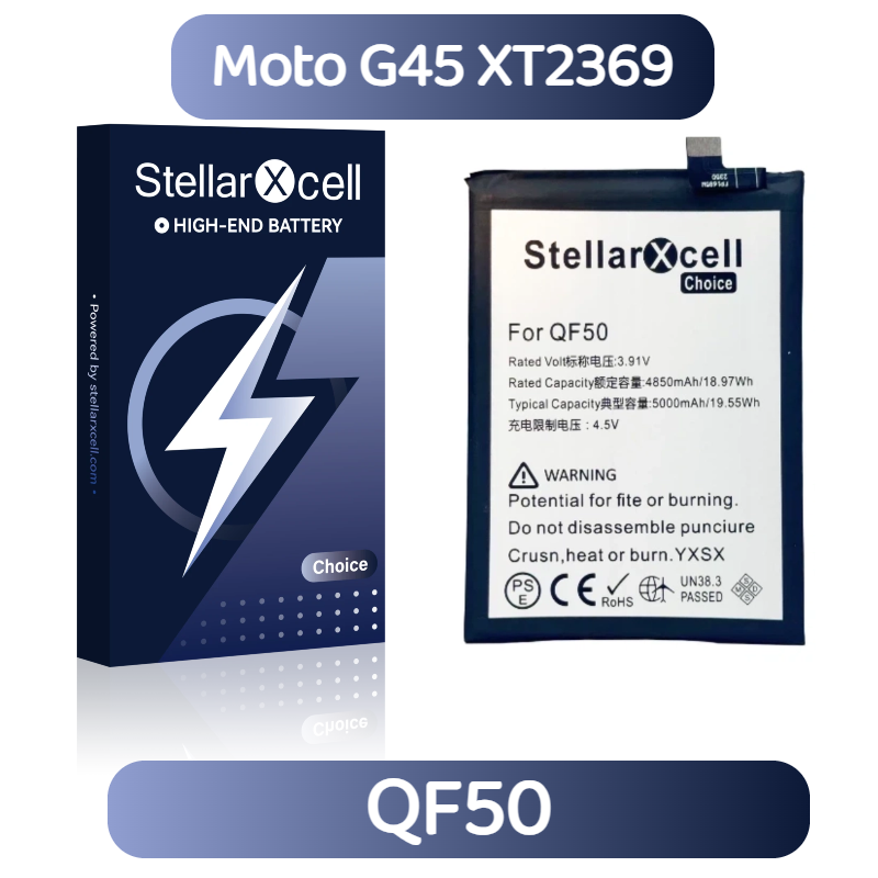 StellarXcell Choice Battery For Motorola G45 XT2369 QF50