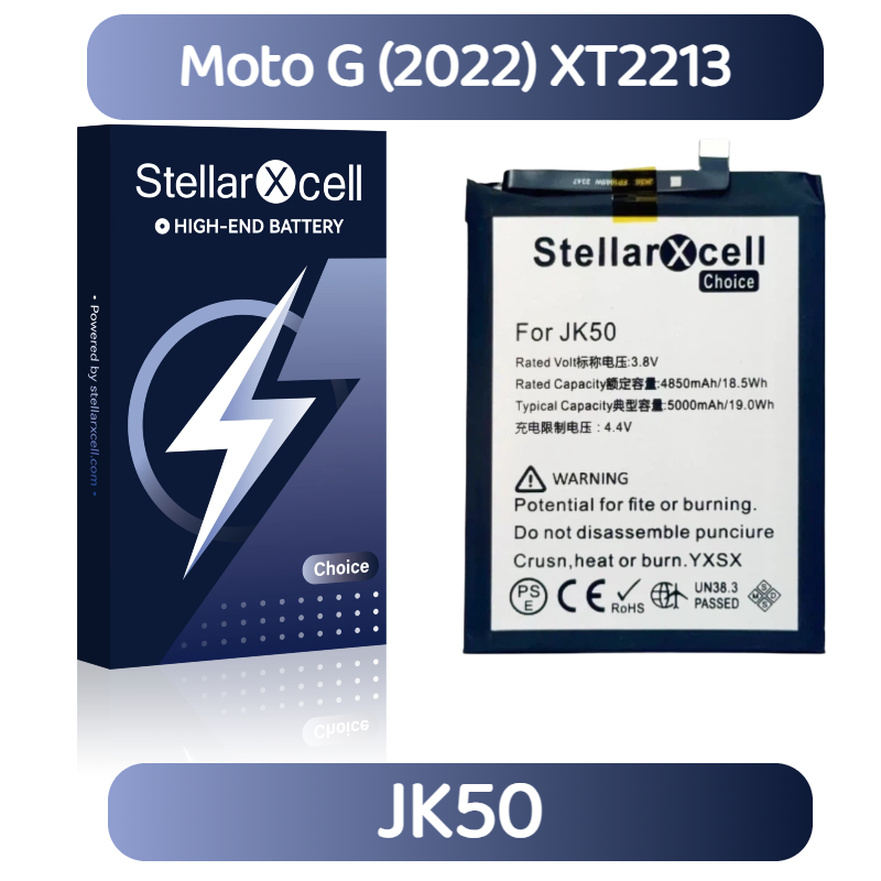 StellarXcell Choice Battery For Motorola G(2022) XT2213 JK50