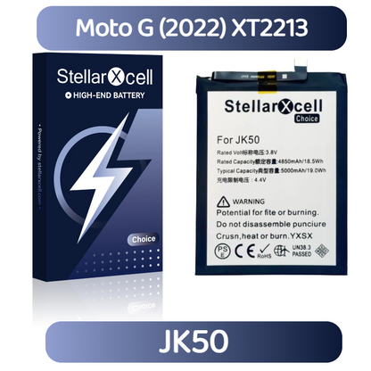 StellarXcell Choice Battery For Motorola G(2022) XT2213 JK50