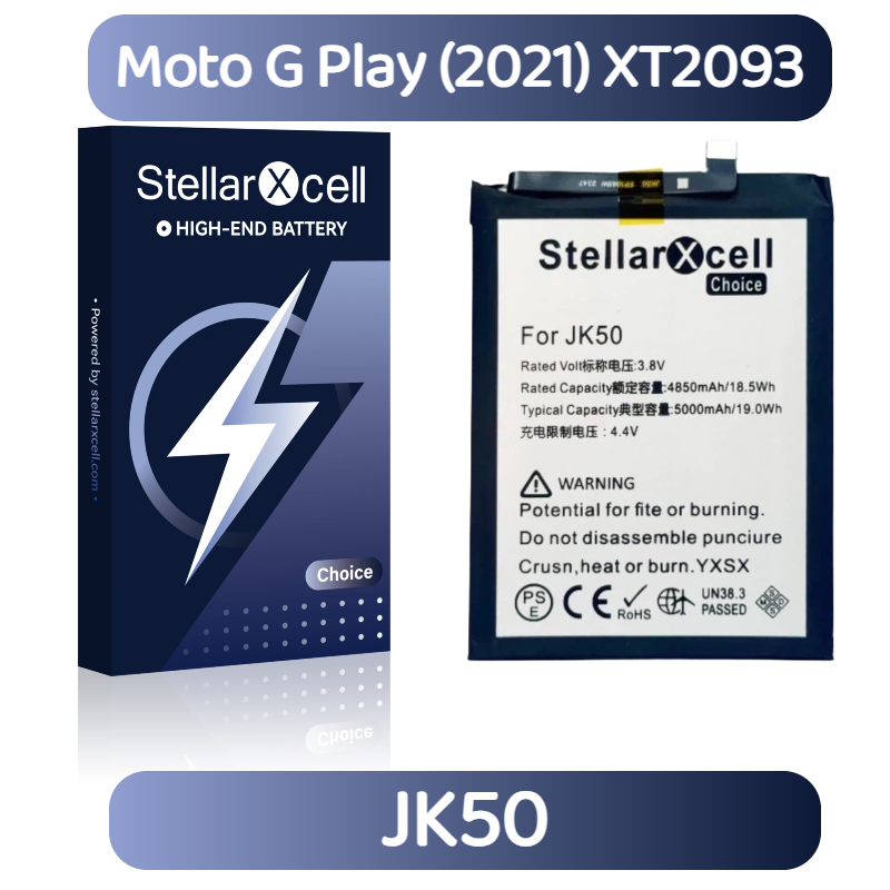 StellarXcell Choice Battery For Motorola G Play (2021) XT2093 JK50