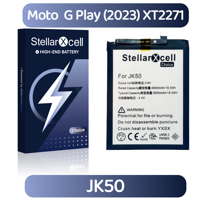 StellarXcell Choice Battery For Motorola G Play (2023) XT2271 JK50