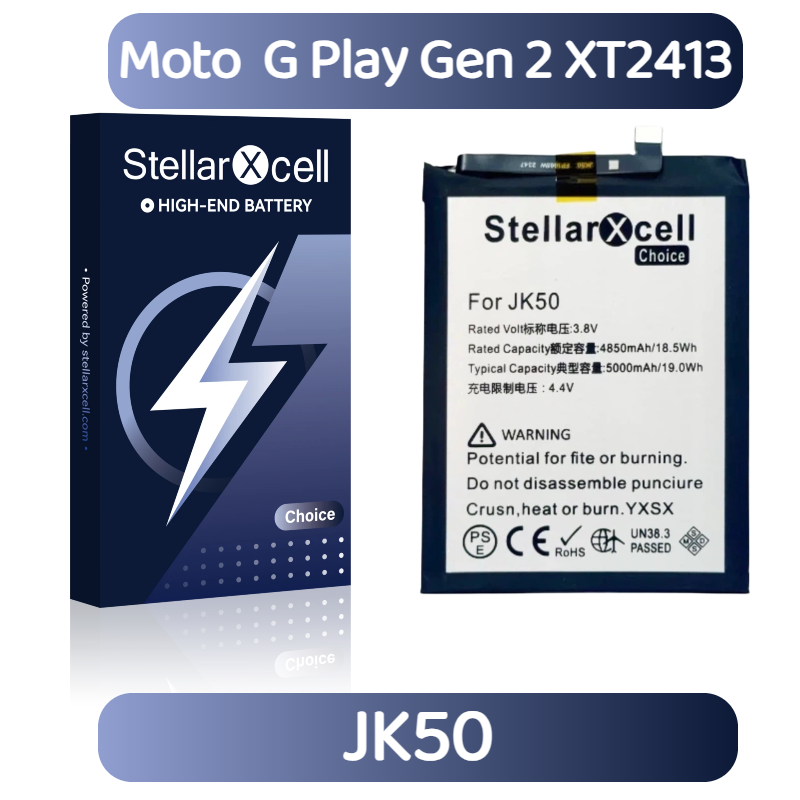 StellarXcell Choice Battery For Motorola G Play Gen2 XT2413 JK50