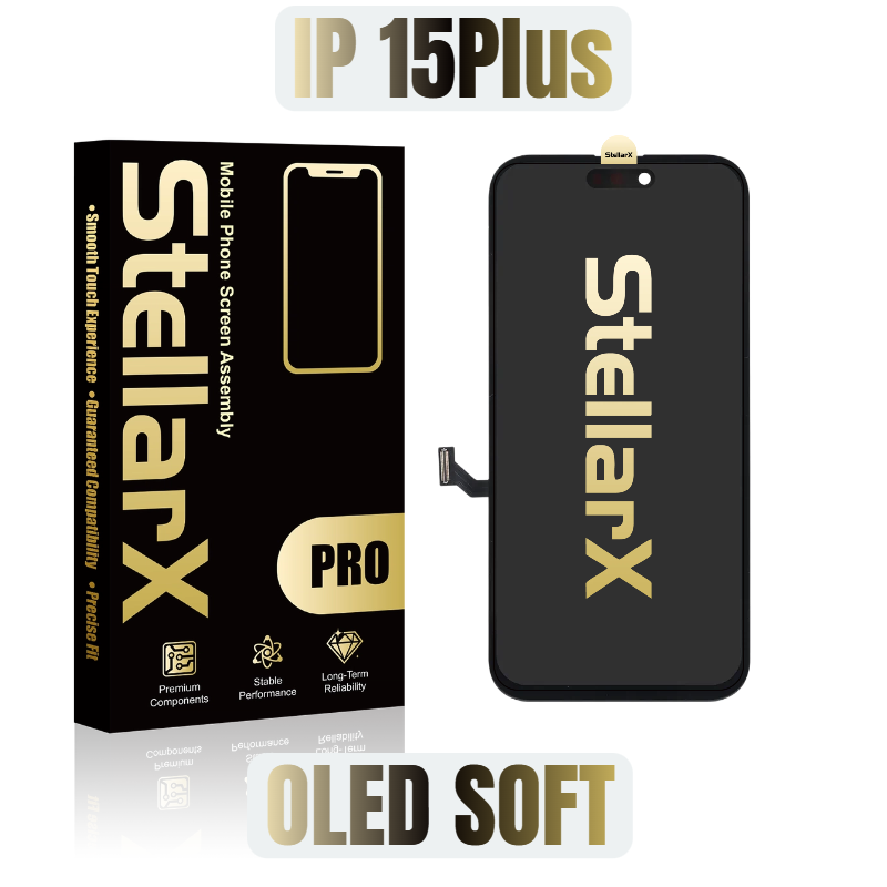 StellarX Pro Display Oled Soft For iPhone15Plus