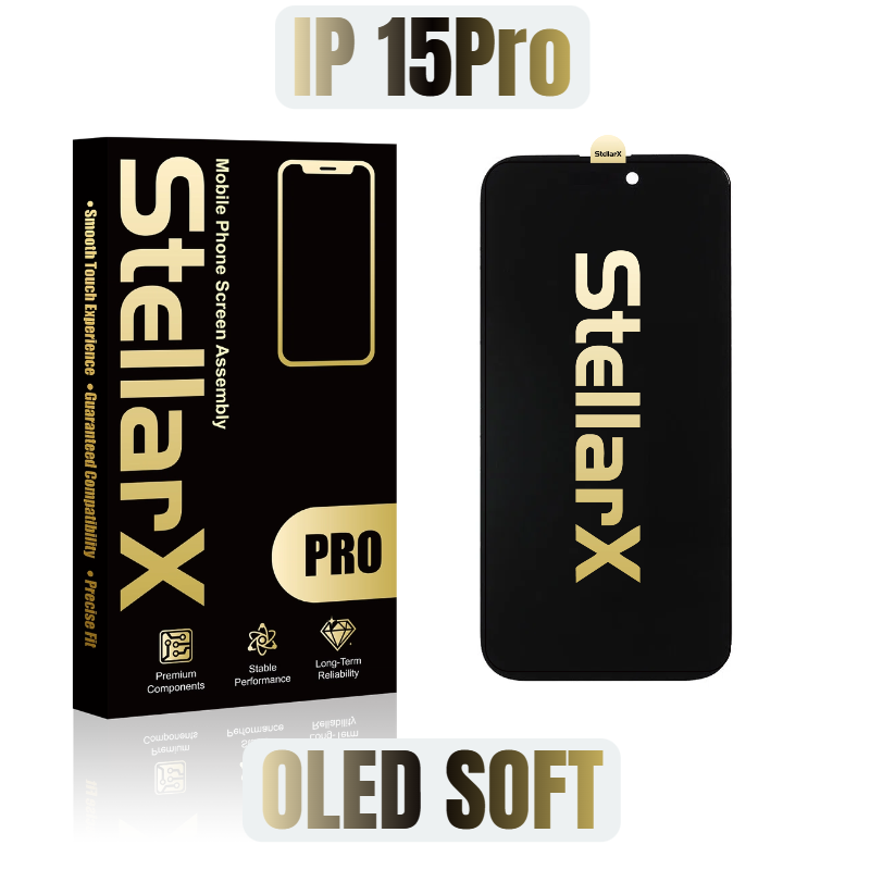 StellarX Pro Display Oled Soft For iPhone15Pro