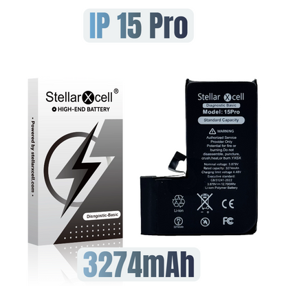 StellarXcell Diagnostic Basic Battery For iPhone15Pro
